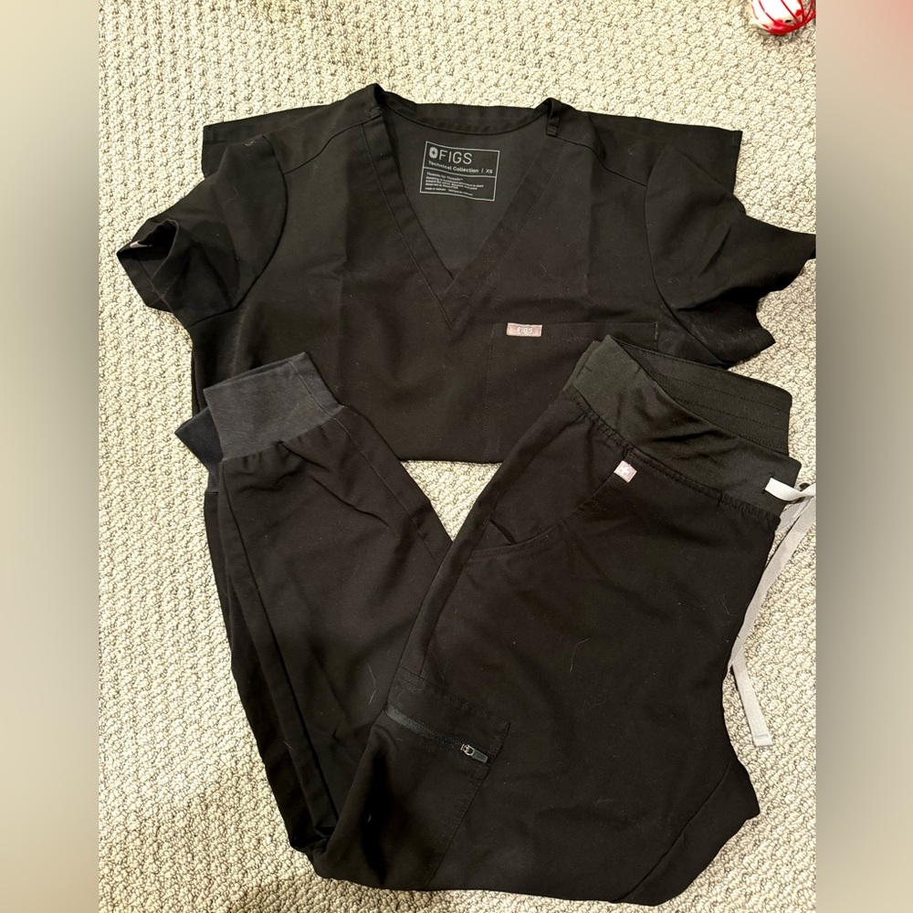 Figs Black Scrubs Women